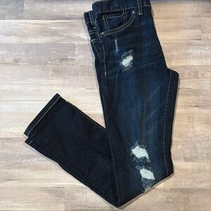 Levi's dark blue Girlfriend Jeans